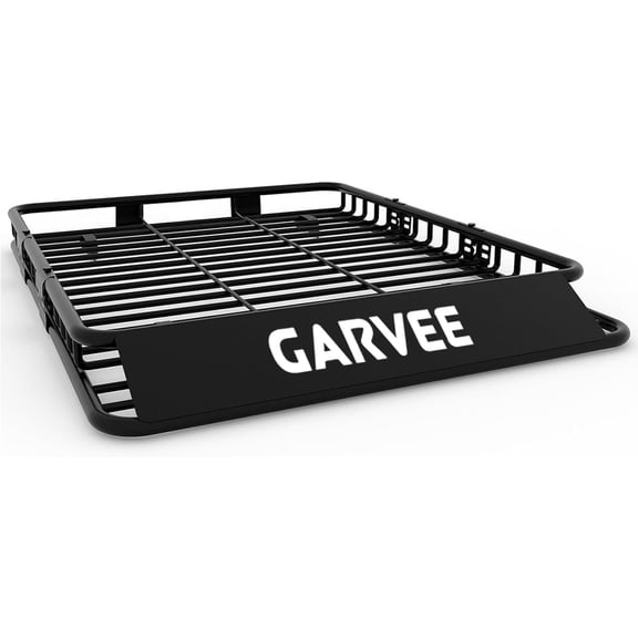 Heavy Duty Global Roof Rack Basket 64" x 39" 200 lbs Rooftop Cargo Carrier Waterproof Bag, Net, Tie Down Straps Weather Resistant, Easy Install Single Frame 64"x39"x6"