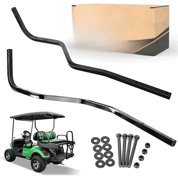 Heavy Duty Golf Cart Rear Strut Support Brackets for Yamaha Long Roof (Fits 88 Inch Long Top Models Only), Durable Rear Strut Brace & Long-Lasting Performance$$Sport & Recreation Other