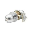 thumbnail image 1 of Heavy Duty Grade 1 Cylindrical Keyed Entry Function Door Knob in Satin Stainless Steel, 1 of 2