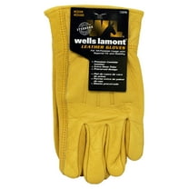 Heavy Duty Grain Cowhide Extra Wear Palm Leather Work Gloves, Saddletan