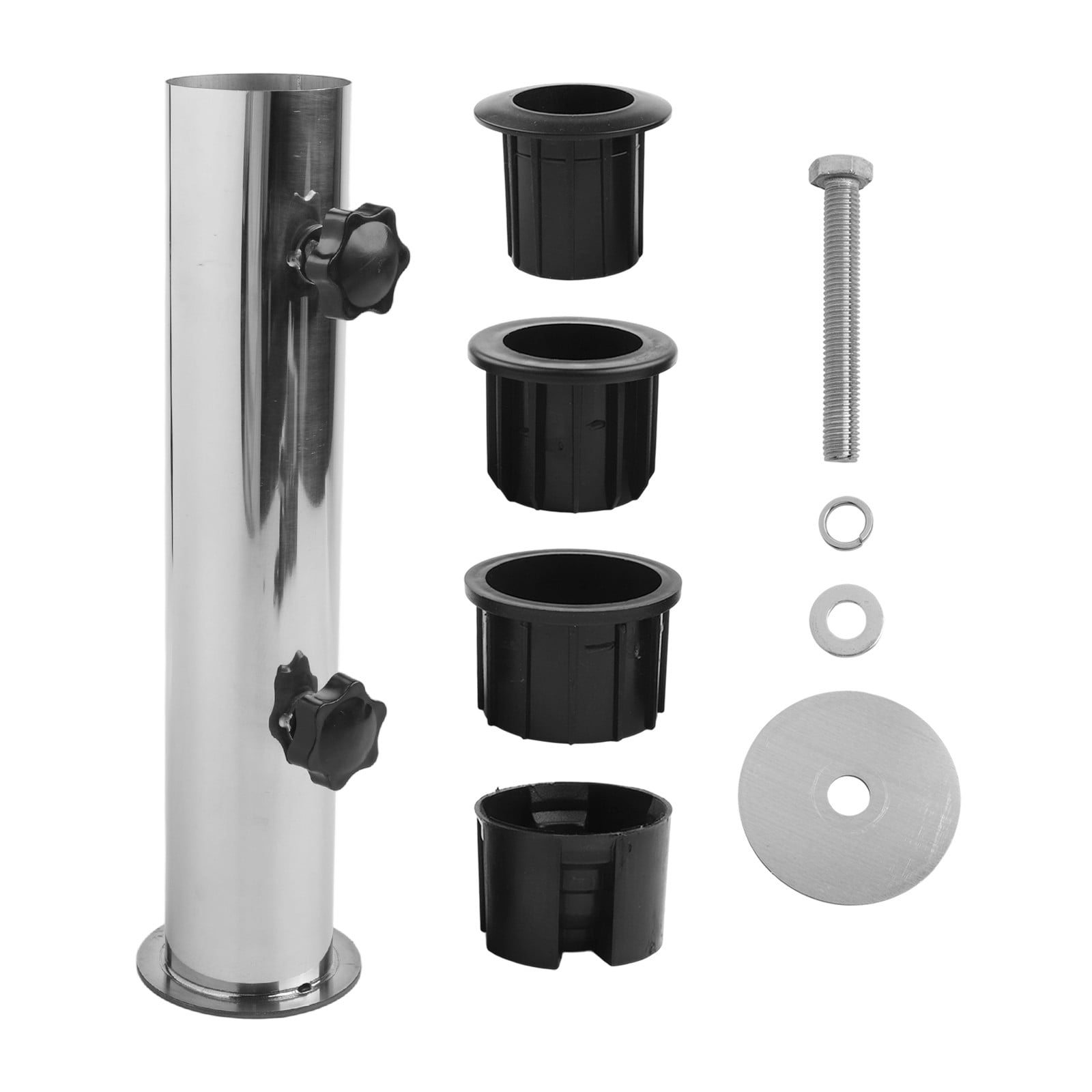Heavy-Duty Granite Umbrella Stand Windproof Adjustable Diy-Friendly Industrial Grade Outdoor Sun Umbrella Base Accessories