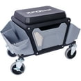 thumbnail image 1 of Heavy Duty Gray Rolling Creeper Stool with 330lbs Load Capability Garage & Home Workshop Storage - Practical & Stable, 1 of 11