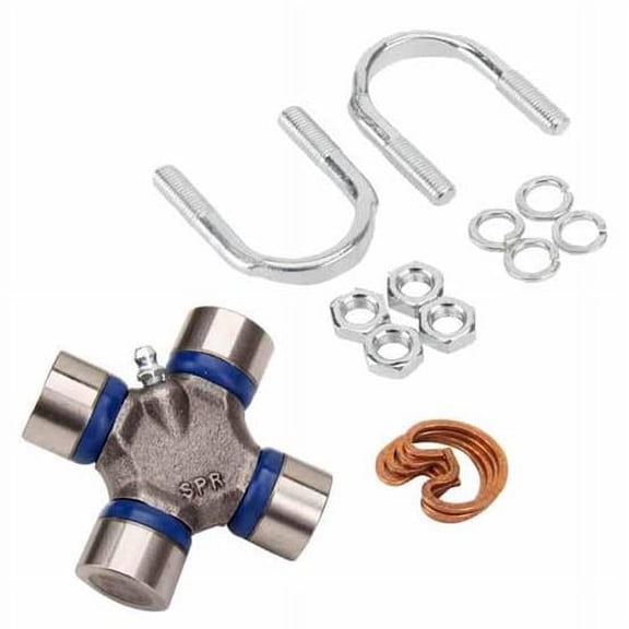 Heavy Duty Greasable Cross U-Joint, 1310 and Driveshaft U-Bolts