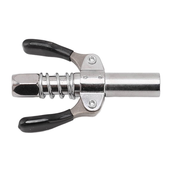 Heavy Duty Grease Coupler, <span Style="background:red"></span>, Stainless Steel, Anti,Slip Grip, G1/8