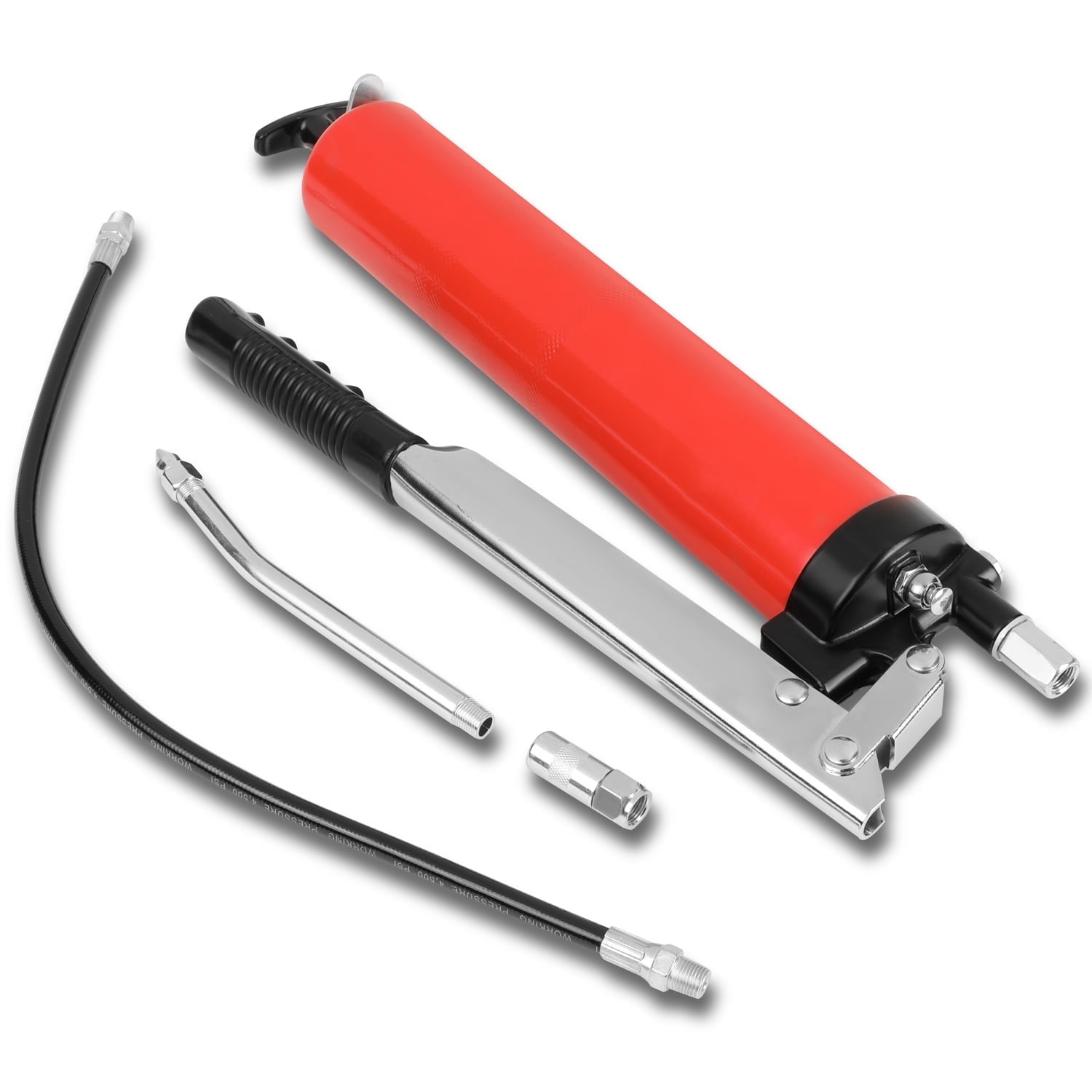 18 Inches Multipurpose Manual Solid Steel Fitting Grease Gun