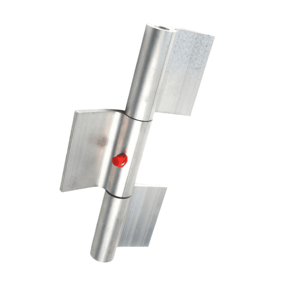 Heavy Duty Greaseable Door Hinge Kit - Aluminum Weld-On Hinges for Trailer Ramp Gates & Truck Access Doors with Lubrication Fittings