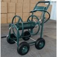 thumbnail image 1 of Heavy Duty Green Rolling Planting Garden Cart With Steel Water Hose Holder and Basket, 1 of 4