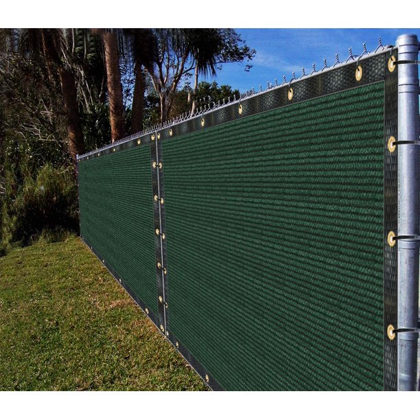 HeavyDuty Green Shade Cloth Panels Fence Privacy Screen Fence Cover Mesh Net for Construction