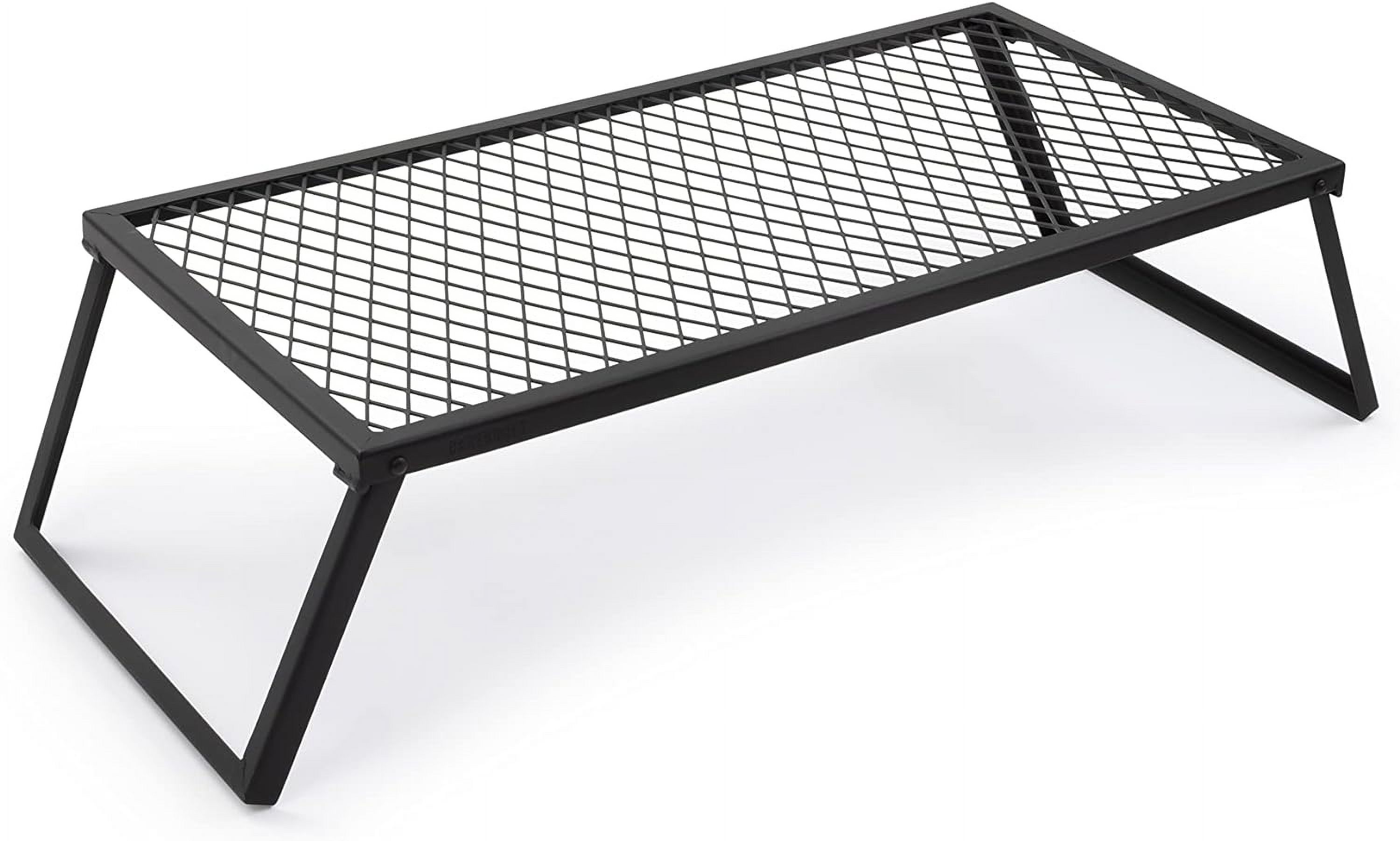 Heavy Duty Grill Grate Rectangular, Cast Iron Camping Grill Grate