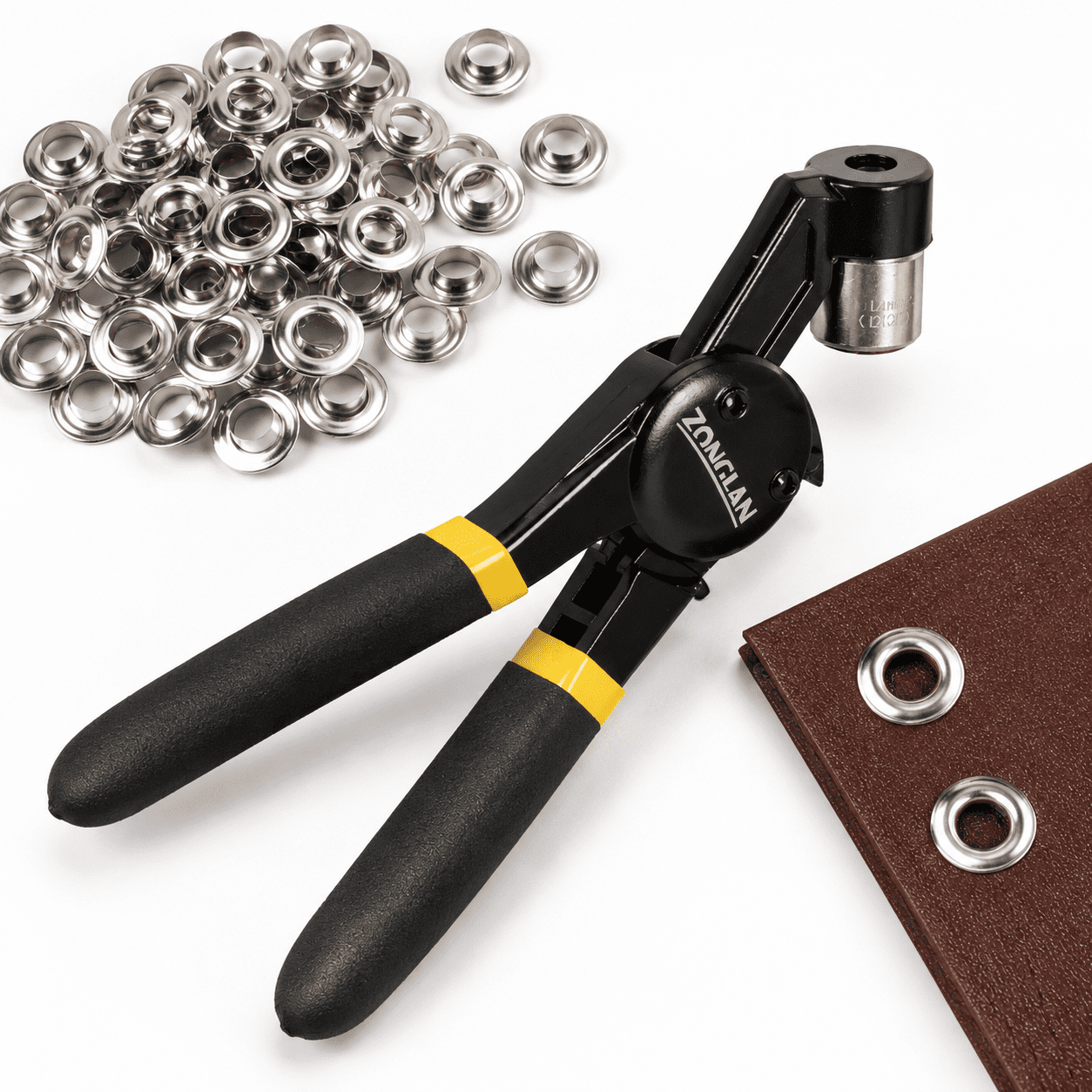 Heavy Duty Grommet Tool Kit With 1/2 Inch And 300 Sets Of 12mm Grommets ...