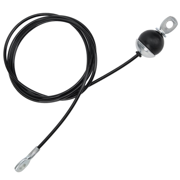 Heavy Duty Gym Cable Wire Rope Replacement 5mm Steel Pulley Cable for Home Gym Fitness Equipment, 2 Meters / 78.7 Inches, Black