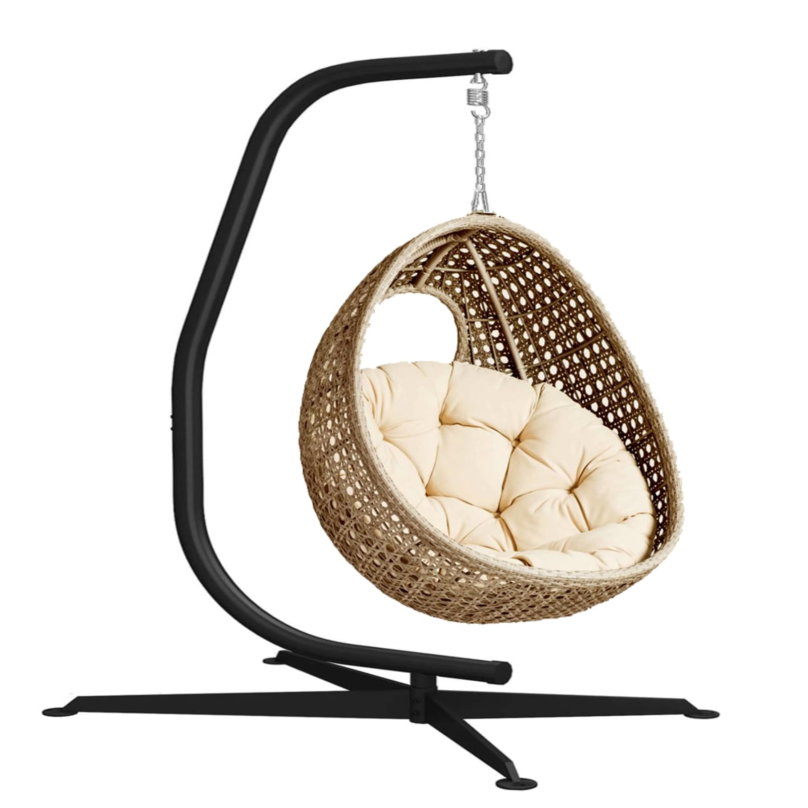 Heavy-Duty Hammock Stand for Chair, C-Stand Metal 330LBS Lord, Porch ...