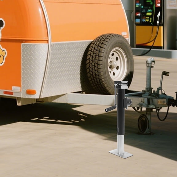 Heavy Duty Hand-Cranked Lifting Jack, Q235B Manual Vehicle Lift Jack, 1000 LBS Working Load 2204 LBS Static Load, 10 Inch Lift Height for Auto Repair Tire Change