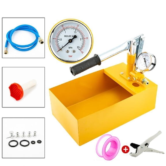 Heavy Duty Hand Operated Cast Iron Pressure Pumps Detector For Water Pipe Leak Testing In Plumbing And Heating Systems