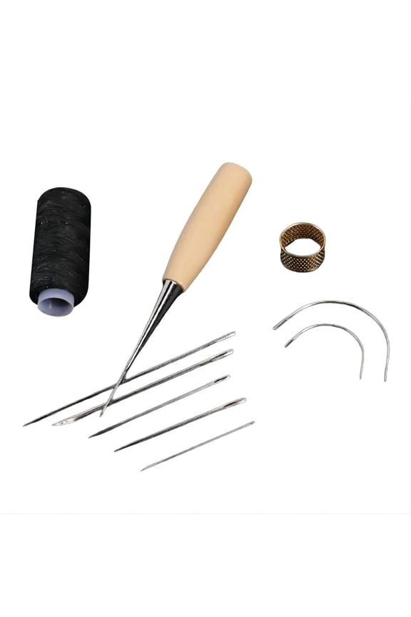 Heavy Duty Hand Sewing Needles Set - 10 Needles for Upholstery, Leather, Carpet Canvas Repai(Decorator's Hand Needles) B12 Embroidery & Crewel Needles