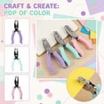 thumbnail image 1 of Heavy Duty Handheld Hole Punch, 6mm Single Hole Punch for Paper Craft, Binder, Planner, Notebook - Portable Manual Hole Puncher for Stationery & Crafting Supplies (1* Stationery, 6mm), 1 of 5