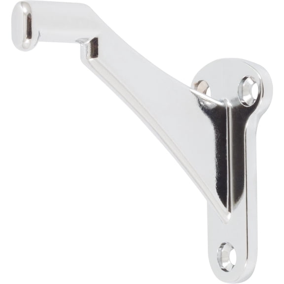 Heavy-Duty Handrail Bracket, Polished Chrome by Stone Harbor Hardware