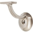 thumbnail image 1 of Heavy-Duty Handrail Bracket with 2-1/8" Round Base, Satin Nickel by Stone Harbor Hardware, 1 of 3