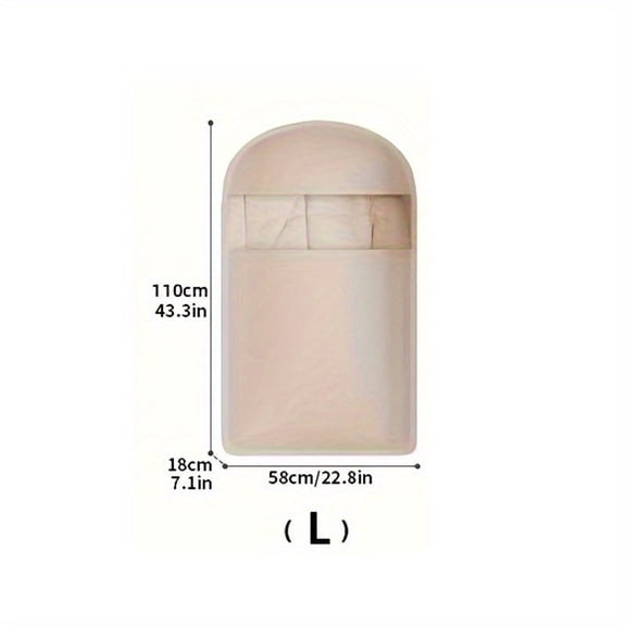 Heavy-Duty Hanging Closet Organizer - Zippered Dustproof Storage for Coats, Bedding & Winter Clothes! Space-Saving Design Fits in Closet, Bedroom or Under Bed - Durable Full Enclosure