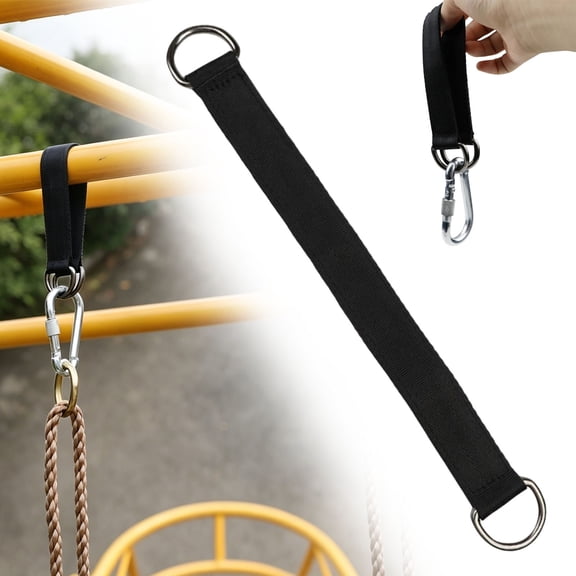 Heavy Duty Hanging Strap, 9.84 in Polyester Cotton Webbing for Swing, Hammock, Hanging Chair & Ceiling Mount