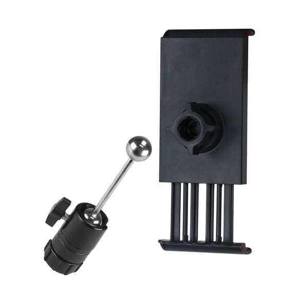 Heavy Duty Head Extension Arm Tablet Clamp For 4.5in-11inch Tablets Screens And Camera Accessory Compatibility