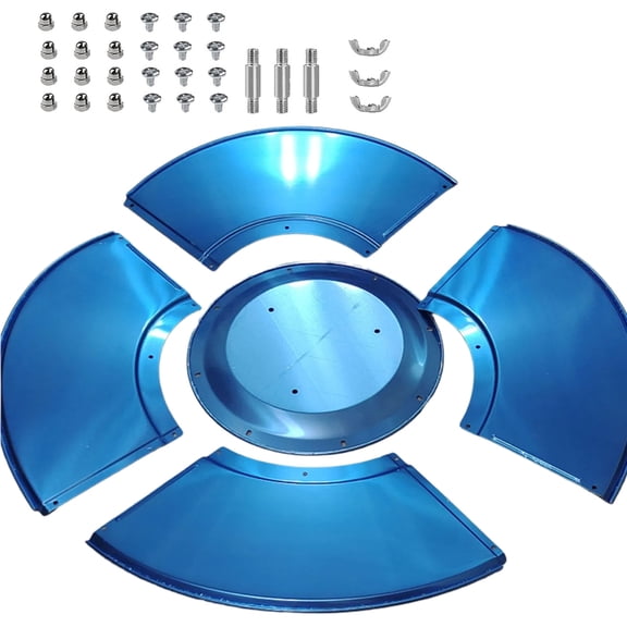 Heavy Duty Heater Reflector Cover Aluminum 5 Panel Heat Distribution for Commercial Outdoor Use