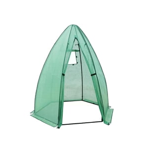Heavy Duty Hexagonal Greenhouse for Outdoor Plants – Portable Garden Cold Frame with Durable PE Cover, Zippered Door, Mesh Window – Stable Winter Protection for Vegetables, Flowers, Herbs, Fruits