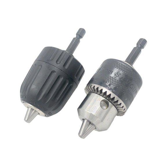 Heavy Duty Hexagonal Shank Drill Chucks Adapter Converter for Electric Tool No Wrenches Need ABS Materials Fast Release