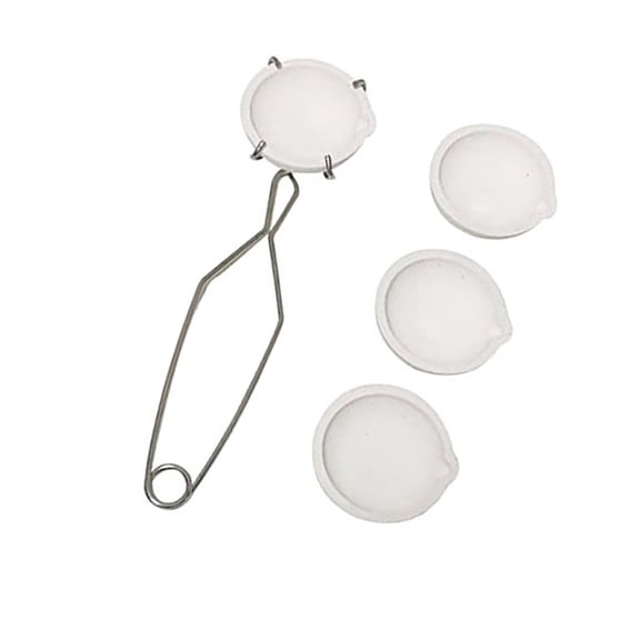 Heavy Duty High Dish Cup Crucible Bowl Set With Ergonomic Pouring Stream For Safe Metal Melting Process