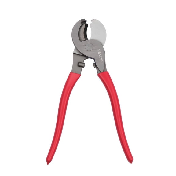 Heavy Duty High Leverage Cable Cutter 9.25 Inch Forged Blades PVC Handles for 4/0 AWG Aluminum 2/0 AWG Soft Copper 100 Pair 24AWG Comm Cables