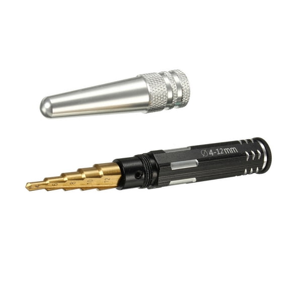 Heavy Duty High Speed Steel Step Reamer Trapezoidal Drill Bit Ideal For Detailed Model Work And Craft Applications