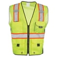 thumbnail image 1 of Heavy Duty High Vis Safety Vest, Type R Class 2, 3X-Large, Lime, SAFEGEAR, 1 of 2