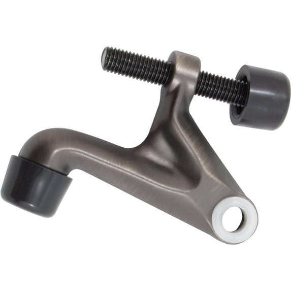 Heavy-Duty Hinge Pin Door Stop with Colored Tips, Antique Nickel by Stone Harbor Hardware