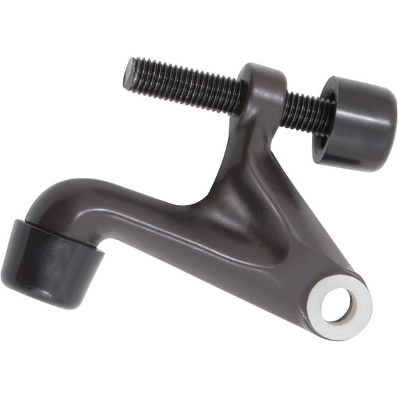 Heavy-Duty Hinge Pin Door Stop with Colored Tips, Oil-Rubbed Bronze by Stone Harbor Hardware