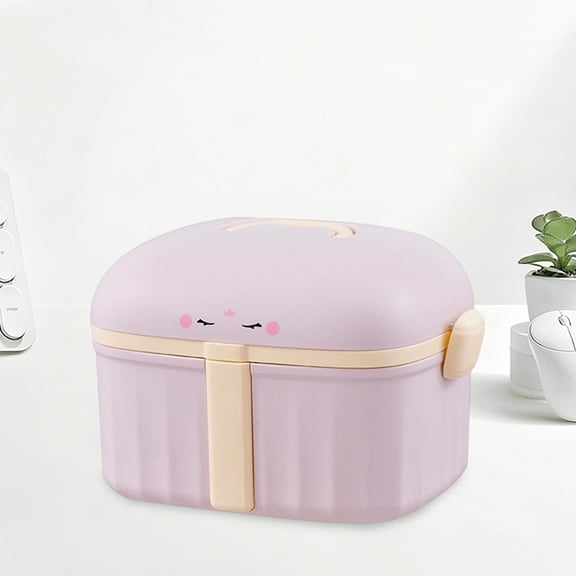 Heavy-Duty Home First Aid Kit Plastic Storage Bin, Multipurpose Box for Kids' Snacks and Toys, Stackable with Secure Latch, Ideal for Medicine, Crafts, or Pantry Organization, BPA Free