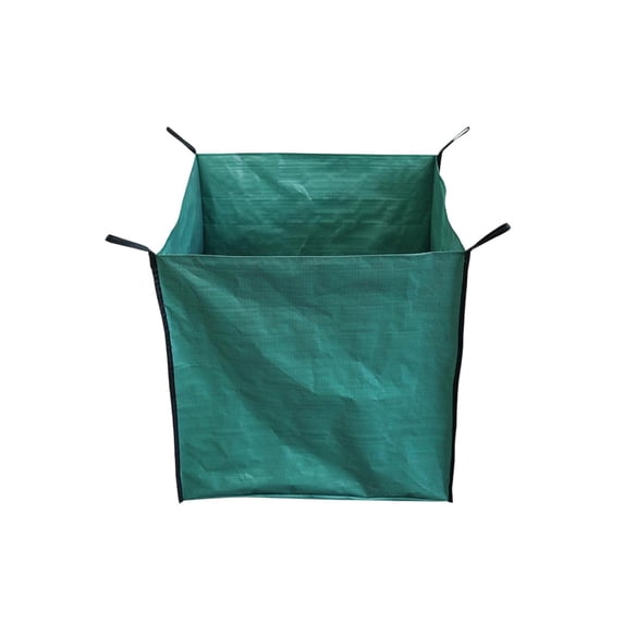 Heavy Duty Home and Yard Bags 190 Gallon Reusable Self-Standing Lawn and Leaf Bags Garbage Can with Reinforced Handles, Green