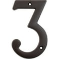 thumbnail image 1 of Heavy-Duty House Numbers, #3, 4 Inches, Oil-Rubbed Bronze by Stone Harbor Hardware, 1 of 1
