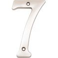 thumbnail image 1 of Heavy-Duty House Numbers, #7, 4 Inches, Satin Nickel by Stone Harbor Hardware, 1 of 1