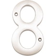 thumbnail image 1 of Heavy-Duty House Numbers, #8, 4 Inches, Satin Nickel by Stone Harbor Hardware, 1 of 1