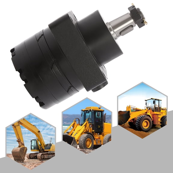 Heavy-Duty Hydraulic Motor, 250CC, Max Flow Rate 70L/18.49 Gal/min, 700 Nm Max Torque, Designed for Long-Lasting High-Pressure Use