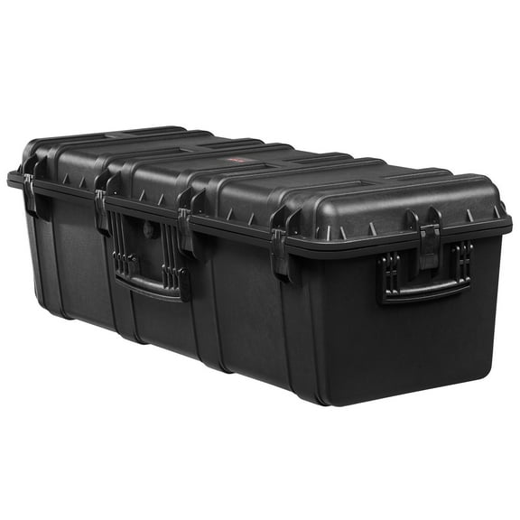 Heavy Duty IP67 Waterproof Hard Case with Foam Insert - 112x41x34cm Shockproof Dustproof Dry Box for Camera, Tools, Military Gear, Hunting Equipment, Tactical Accessories, Travel Storage