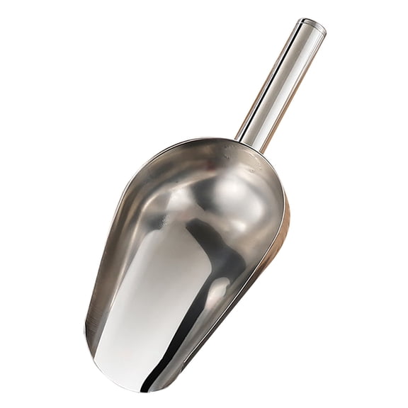 Heavy Duty Ice Scoop for Freezer, Metal Ice Scoop for Ice Machine, Multipurpose Stainless Steel Small Ice Scooper for Ice Bucket, Kitchen Gadgets Cookie Flour Pet Dog Food Scoop, 1 Pcs, 7.48X2.40"