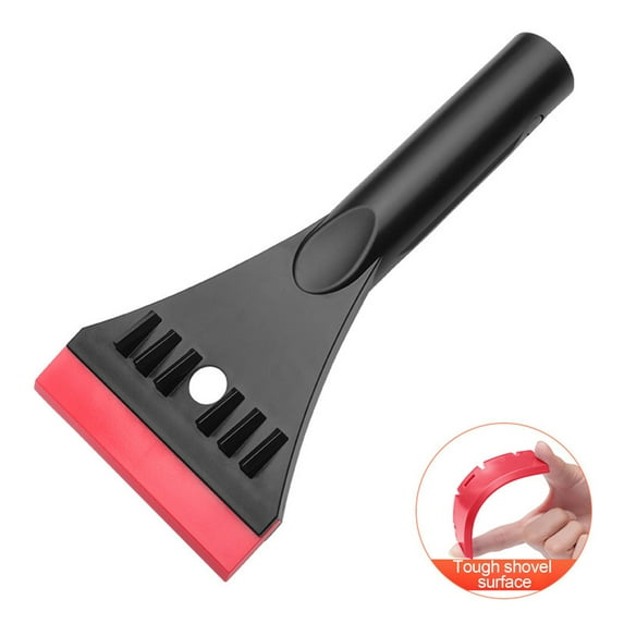 Heavy Duty Ice Scraper and Snow Brush, 2-in-1 Snow Removal Tool with Extendable Handle, Portable Car Scraper for Windshield, Winter Car Accessories for Snow and Ice