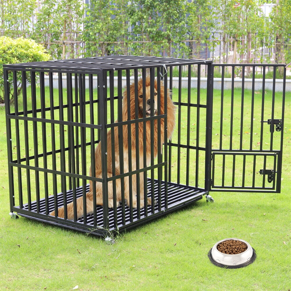 Heavy Duty Indestructible Dog Crate Cage for Large Medium High Anxiety