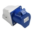 thumbnail image 1 of Heavy Duty Industrial Connector with 3 Core 32A Electrical Plug and Socket, 1 of 10