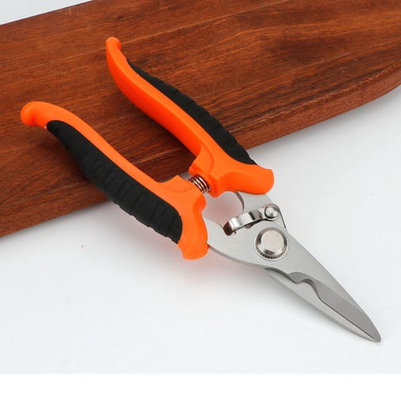 Heavy Duty Industrial Multi Purpose Shears Stainless Steel Sharp Blade Ergonomic Color Handle Household Cutting Scissors