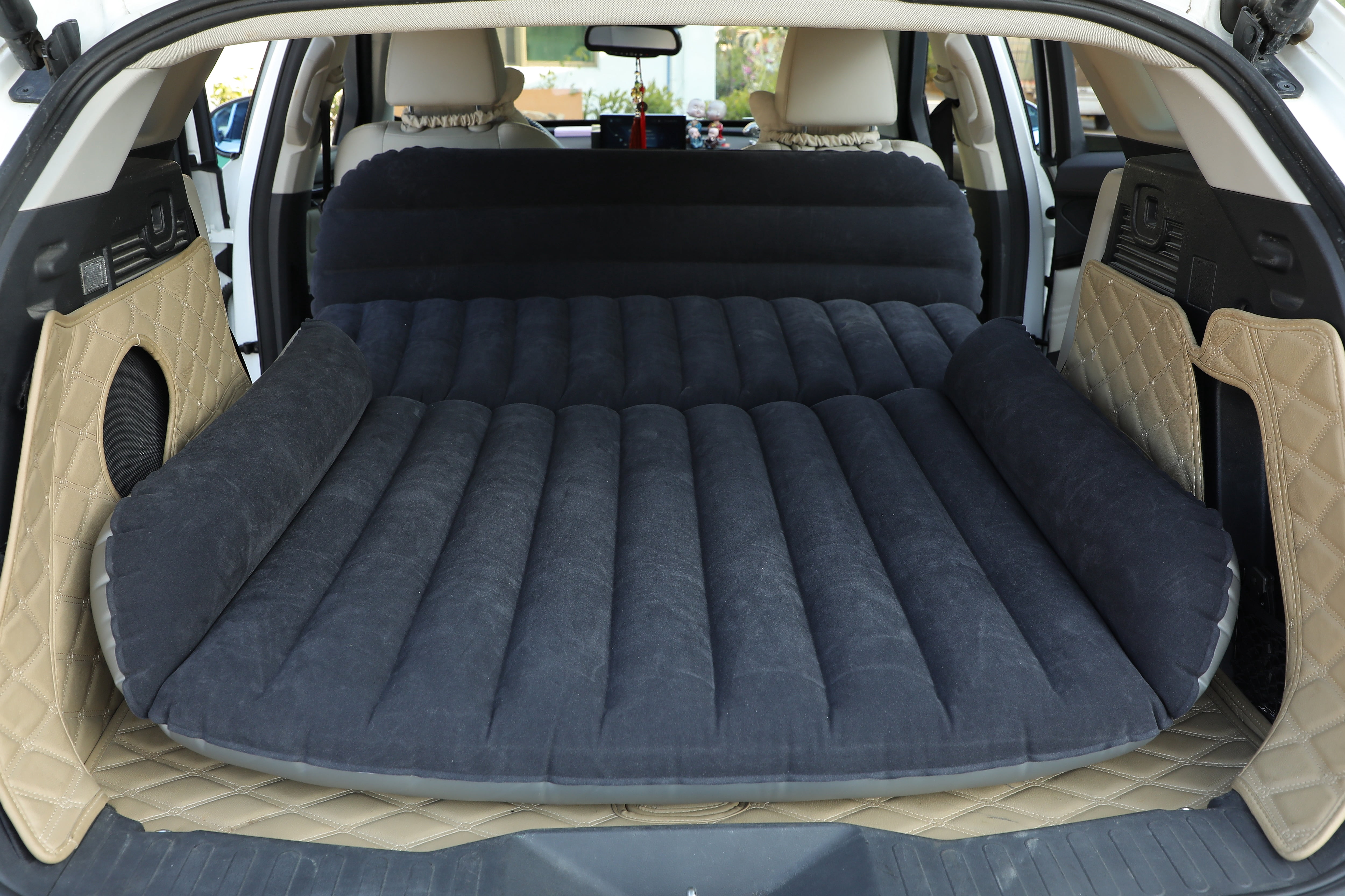 Heavy Duty Inflatable Car Mattress Bed for SUV Minivan Back Seat Extended Mattress