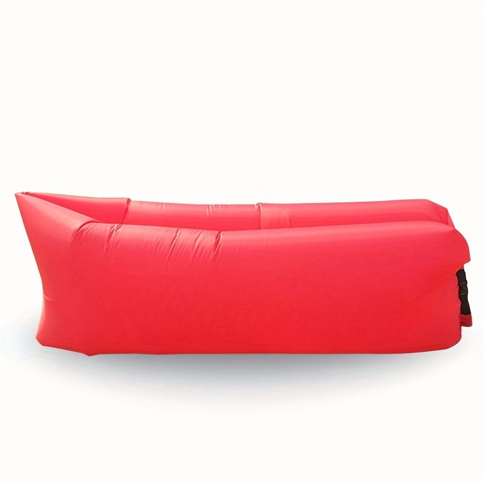 Heavy-Duty Inflatable Lounge Chair - Quick-Inflate Valve with Carry Bag ...