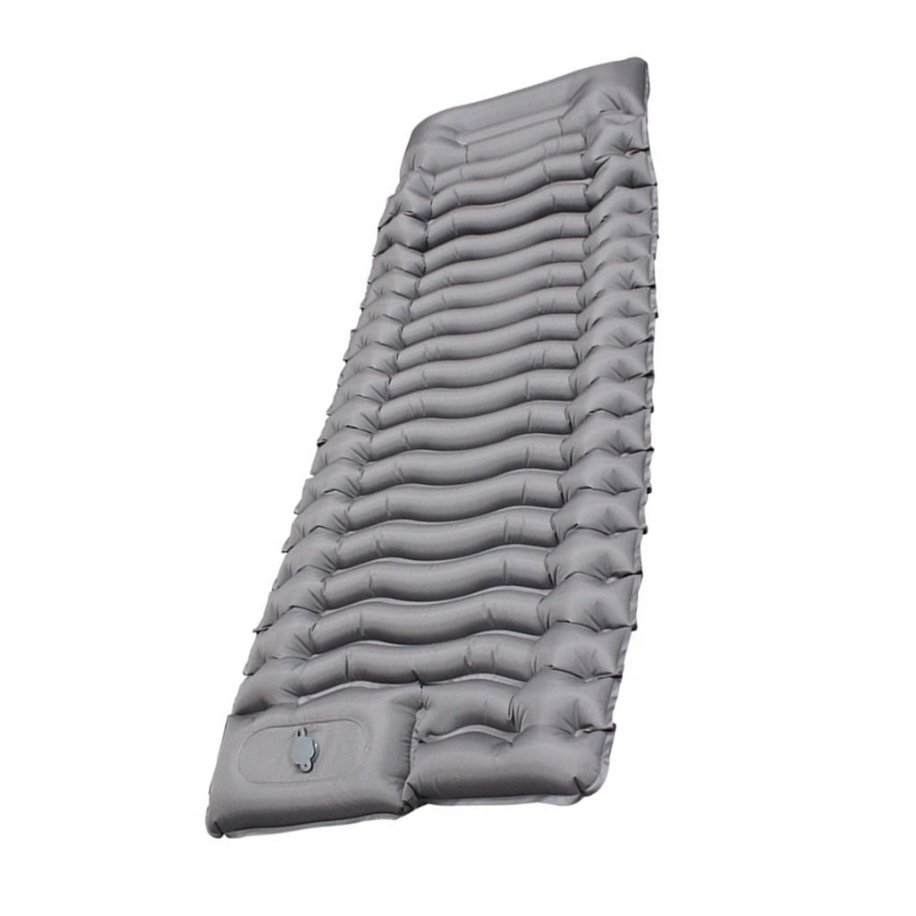 Heavy Duty Inflatable Mattress With Ergonomic Perfect For Tent Backpacking Camping Hiking And Beach Activity