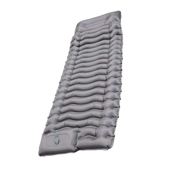 Heavy Duty Inflatable Mattress With Ergonomic Perfect For Tent Backpacking Camping Hiking And Beach Activity